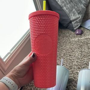 Starbucks coral cup